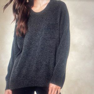 Cargo Oversized Lightweight Cashmere Sweater